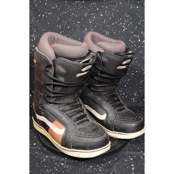 Vans‎ Hi-Standard Pro Snowboard Boots Mens 11 V2 UltraCush Smartwool Black Brown - Picture 1 of 12